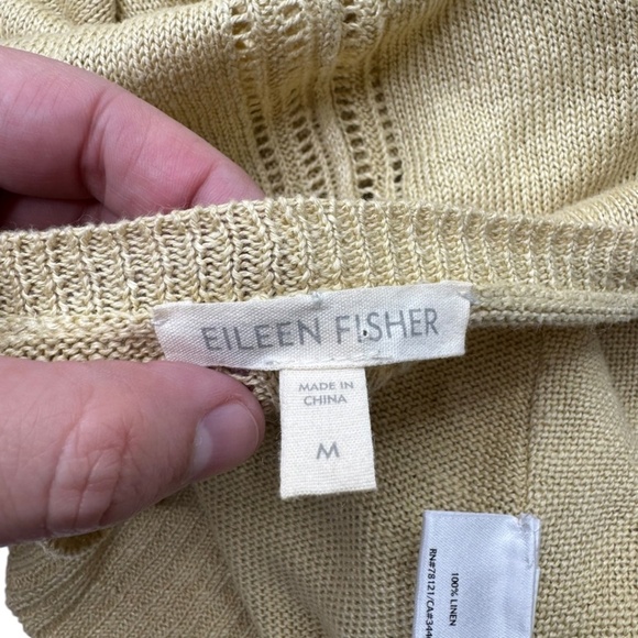 Eileen Fisher Yellow Cardigan - Picture 5 of 10
